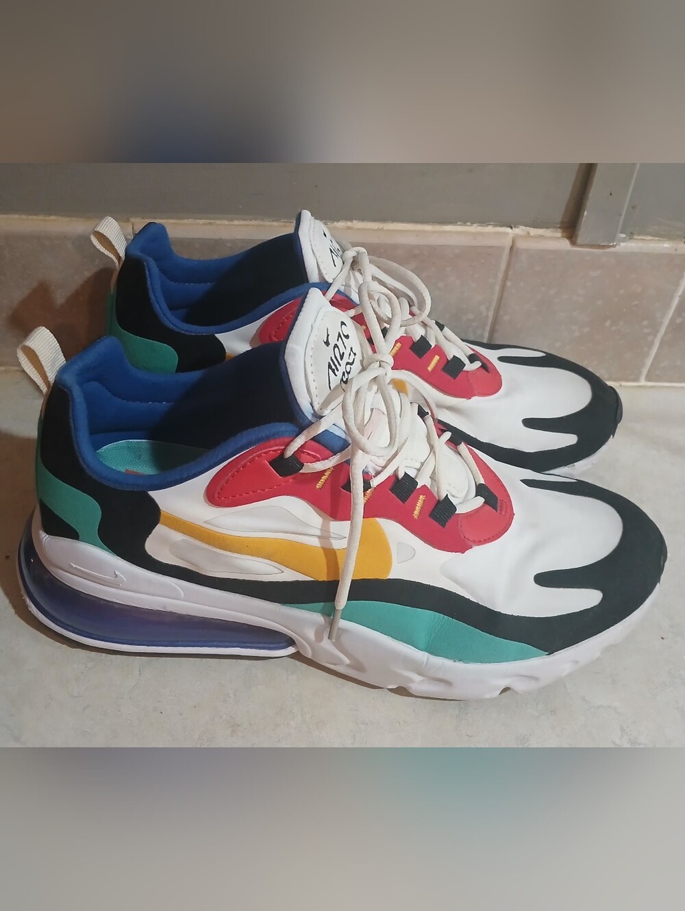 Nike Air Max 270 React "Bauhaus" size 9.5
